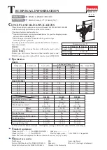 Preview for 1 page of Makita DS4010 Technical Information