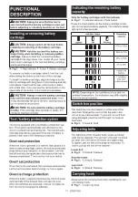 Preview for 11 page of Makita DVC261TX25 Instruction Manual