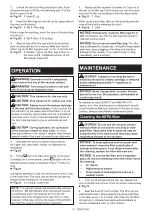 Preview for 14 page of Makita DVC261TX25 Instruction Manual