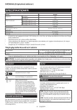 Preview for 16 page of Makita DVC261TX25 Instruction Manual