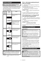 Preview for 21 page of Makita DVC261TX25 Instruction Manual