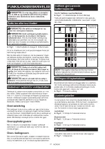 Preview for 27 page of Makita DVC261TX25 Instruction Manual