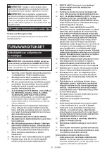 Preview for 33 page of Makita DVC261TX25 Instruction Manual