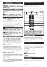 Preview for 35 page of Makita DVC261TX25 Instruction Manual