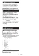 Preview for 39 page of Makita DVC261TX25 Instruction Manual