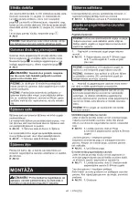 Preview for 44 page of Makita DVC261TX25 Instruction Manual