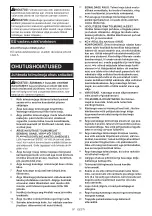 Preview for 57 page of Makita DVC261TX25 Instruction Manual