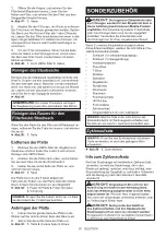 Preview for 57 page of Makita DVC665ZU Instruction Manual