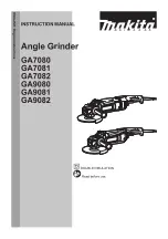 Makita GA7082 Instruction Manual preview