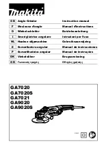 Makita GA9020 Instruction Manual preview