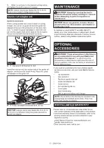 Preview for 13 page of Makita GVJ01Z Instruction Manual