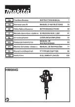 Makita HM004G Instruction Manual предпросмотр