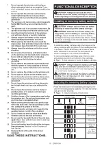 Preview for 10 page of Makita HM004G Instruction Manual