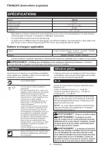 Preview for 18 page of Makita HM004G Instruction Manual