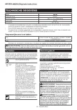 Preview for 53 page of Makita HM004G Instruction Manual