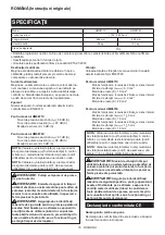 Preview for 16 page of Makita HM0871C Instruction Manual
