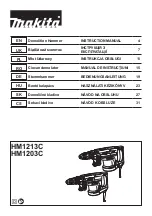 Preview for 1 page of Makita HM1213C Instruction Manual