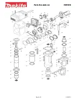 Preview for 2 page of Makita HM1810 Parts Breakdown