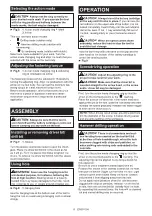 Preview for 8 page of Makita HP457DWE10 Instruction Manual