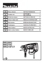 Makita HR3200C Instruction Manual preview