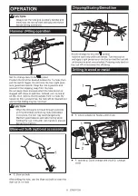 Preview for 8 page of Makita HR3210FCT Instruction Manual