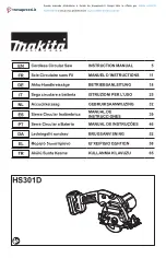 Preview for 1 page of Makita HS301DSAE Instruction Manual
