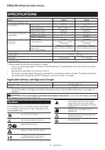 Preview for 10 page of Makita LM003JZ Instruction Manual