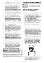 Preview for 12 page of Makita LM003JZ Instruction Manual