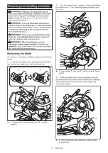 Предварительный просмотр 22 страницы Makita LS004GM201 Instruction Manual