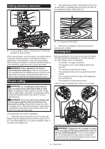 Предварительный просмотр 33 страницы Makita LS004GM201 Instruction Manual