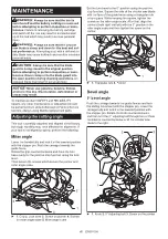 Предварительный просмотр 40 страницы Makita LS004GM201 Instruction Manual