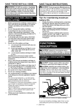 Preview for 4 page of Makita M8301D003 Instruction Manual