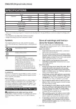 Preview for 3 page of Makita MT M0800 Instruction Manual
