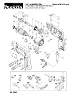 Preview for 1 page of Makita NHP1030 Parts List