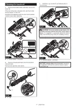 Preview for 17 page of Makita XGT GCV09 Instruction Manual