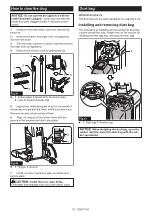 Preview for 18 page of Makita XGT GCV09 Instruction Manual