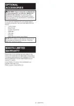 Preview for 23 page of Makita XGT GCV09 Instruction Manual