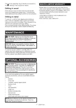 Preview for 11 page of Makita XPH14 Instruction Manual