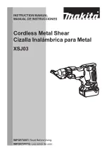 Предварительный просмотр 1 страницы Makita XSJ03Z Instruction Manual