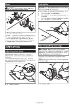 Предварительный просмотр 8 страницы Makita XSJ03Z Instruction Manual