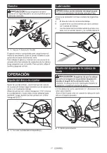 Предварительный просмотр 17 страницы Makita XSJ03Z Instruction Manual