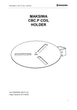 Предварительный просмотр 33 страницы MAKSIWA CBC.P User Manual