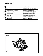 Предварительный просмотр 1 страницы Maktec MT582 Instruction Manual