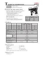 Preview for 1 page of Maktec MT814 Technical Information