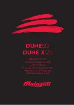 Malaguti Dune 125 User Manual предпросмотр