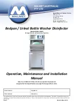 Malmet ES915 Operation, Maintenance And Installation Manual preview