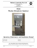 Preview for 1 page of Malmet WDS Operation, Maintenance And Installation Manual