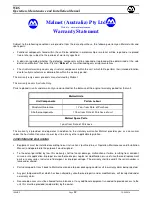 Preview for 50 page of Malmet WDS Operation, Maintenance And Installation Manual