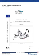 Malmsten AUTOLIFT i-swim2 Instruction Manual preview