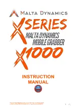 Предварительный просмотр 1 страницы Malta Dynamics X Series Instruction Manual